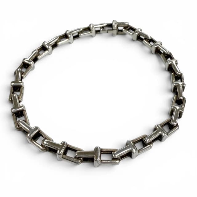 Tiffany & Co. T Narrow Chain Bracelet Silver in Silver from The Reluxe, photo 1 of 1