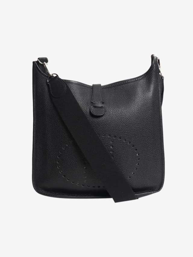 Hermès Black Evelyne 29 2006 Clemence shoulder bag in Black Clemence leather from Sign of the Times, photo 1 of 1