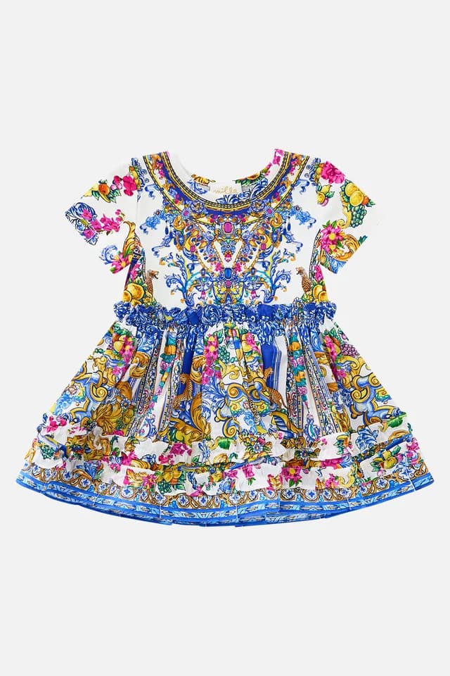 Camilla eBoutique BABIES TEE DRESS WITH DOUBLE FRILL TUTU SKIRT ESPAÑA NIRVANA, image 1 of 1 from CAMILLA