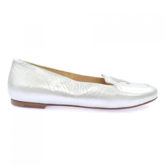 Chanel Flat Sneakers Silver in Silver from The Reluxe, photo 1 of 1