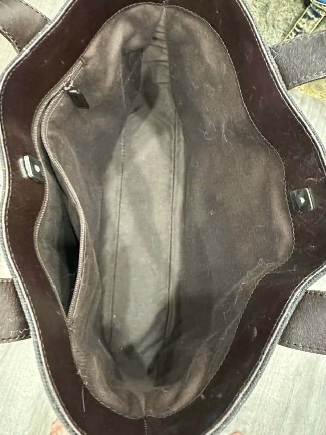 Gucci Black and Brown Leather Shoulder Bag in Black Leather from SparklesnDreams, photo 1 of 1