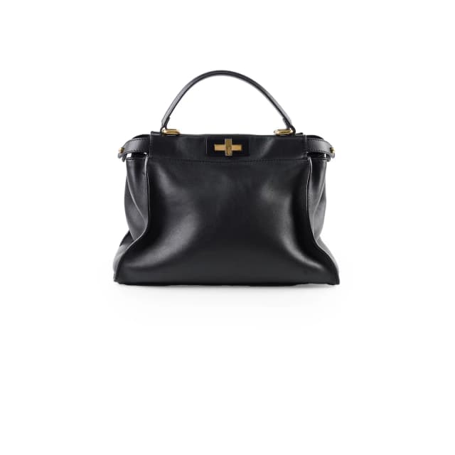Fendi Peekaboo Medium Black Leather in Black Leather from The Purse Affair, photo 1 of 1