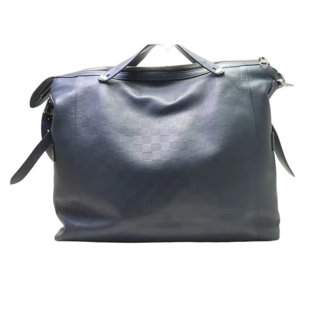 Louis Vuitton Damier Infini Leather Navy 2-Way Hand Tote Bag in Navy Leather from The Reluxe, photo 1 of 1