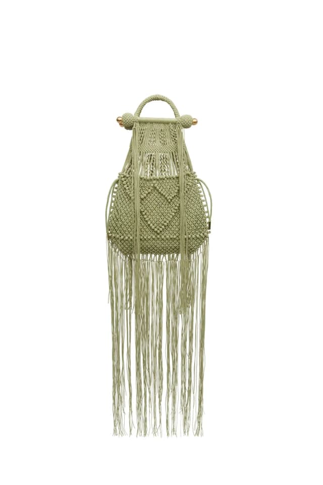 2601 - SUMMER 26 MACRAME FRINGE BAG, image 1 of 1 from Alemais
