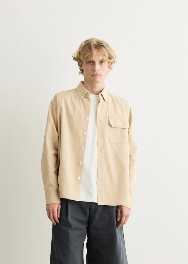 LARRIET Weisner Shirt in Natural, image 1 of 1 from Incu