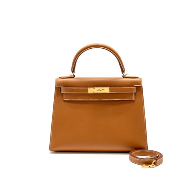 Hermès Kelly 28 Epsom gold GHW Stamp Z in Gold Epsom leather from EMIER, photo 1 of 1