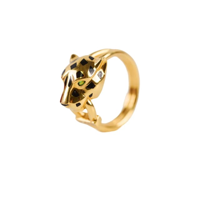 Cartier Panthere 18k Ring Size 53 Yellow Gold in Yellow from The Purse Affair, photo 1 of 1