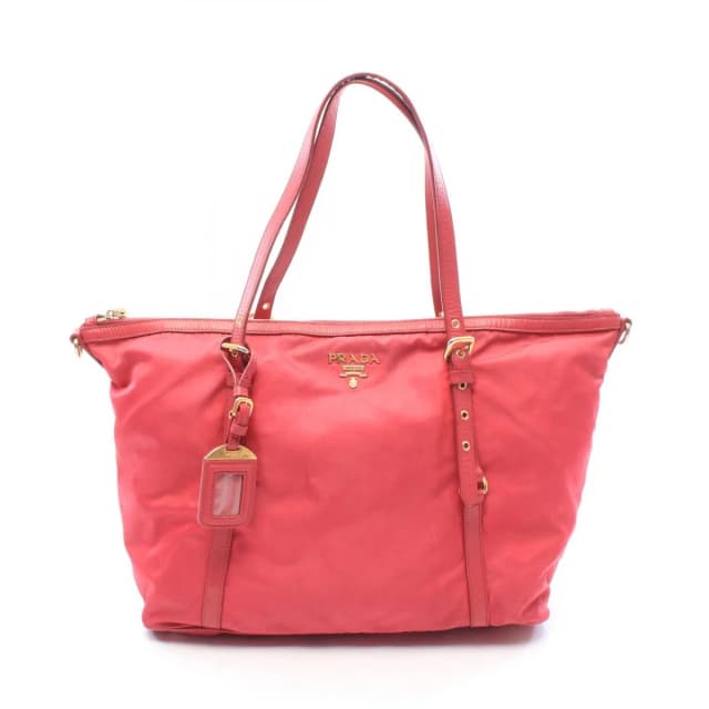 Prada Tote Bag Fuchsia Pink Nylon Leather in Pink Nylon from The Reluxe, photo 1 of 1