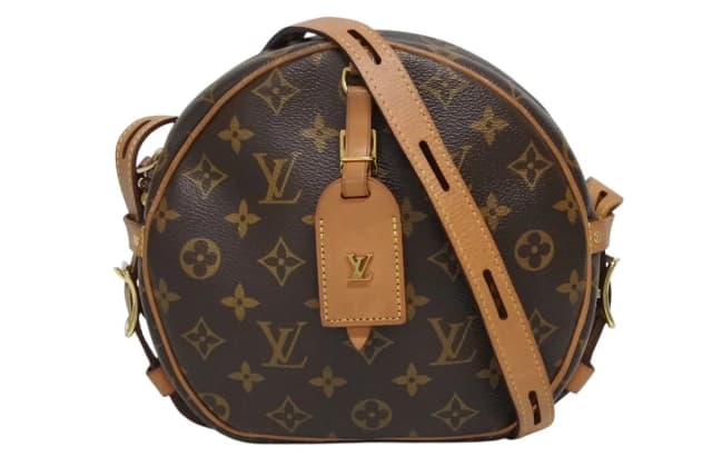 Louis Vuitton Boite Chapeau Soupre MM Shoulder Bag Monogram Brown Vachetta in Brown Coated canvas from The Reluxe, photo 1 of 1