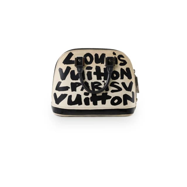 Louis Vuitton Graffiti Alma Top Handle in Leather from The Purse Affair, photo 1 of 1