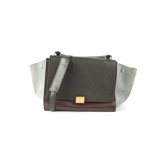 Celine Trapeze Two Toned Bag in Suede from The Purse Affair, photo 1 of 1
