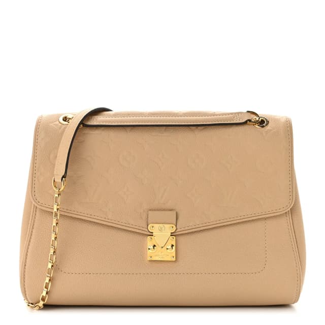 Louis Vuitton Saint Germain Monogram Empreinte Leather Bag - Beige in Beige Leather from H&T, photo 1 of 1