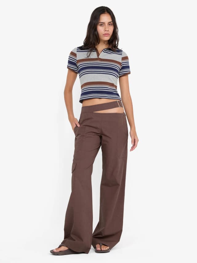 Bec&Bridge TOMMI PANT - DARK CHOCOLATE, image 1 of 1 from BEC + BRIDGE