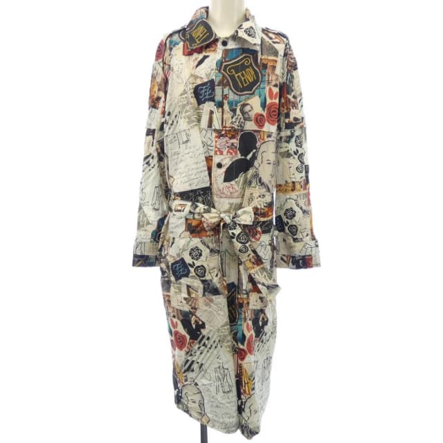 Fendi Coat Beige in Beige from The Reluxe, photo 1 of 1