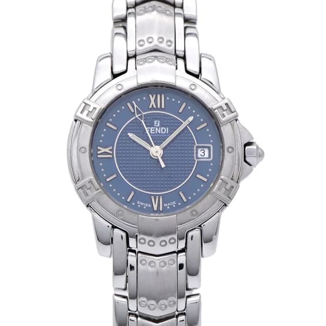 Fendi Quartz Watch Stainless Steel Blue Dial in Blue from The Reluxe, photo 1 of 1