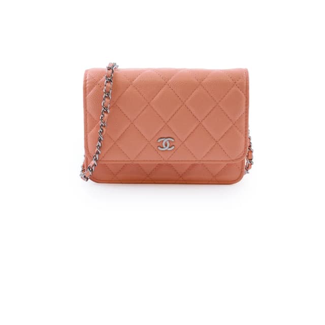Chanel Peach Mini Caviar WOC in Caviar leather from The Purse Affair, photo 1 of 1