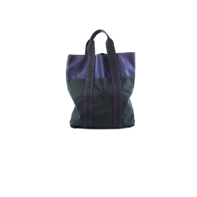 Hermès Tote Bag Navy in Navy Canvas from The Purse Affair, photo 1 of 1