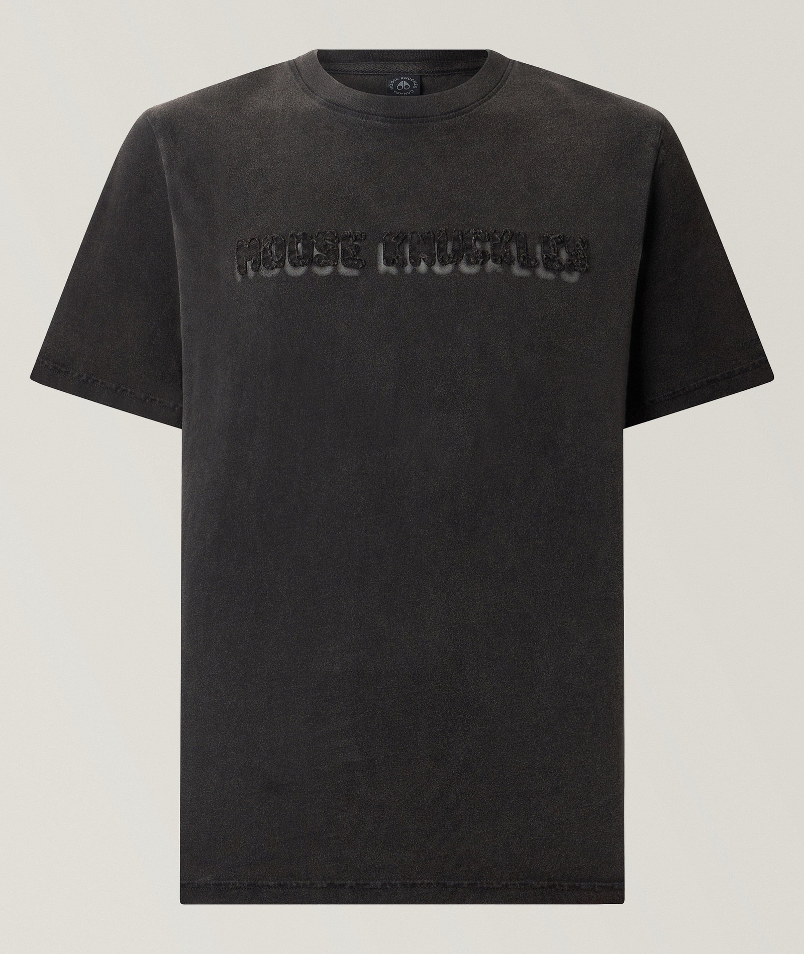 Moose Knuckles Conway Pima Cotton Logo T-Shirt in Black Cotton & Cotton Blends, image 1 of 1 from Harry Rosen