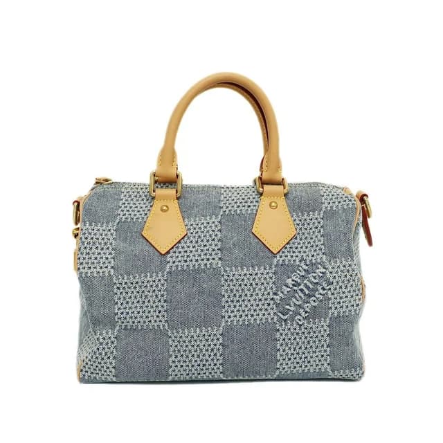 Louis Vuitton Speedy Bandouliere 25 Shoulder 2-Way Damier Denim Mini Boston Bag in Denim from The Reluxe, photo 1 of 1