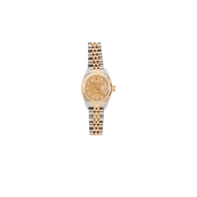 Rolex Two Toned Datejust with Diamond Dial 26mm Watch from The Purse Affair, photo 1 of 1