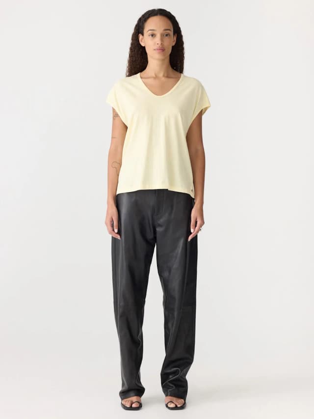 Bassike Fine Bind Scoop Neck Tank, image 1 of 1 from bassike