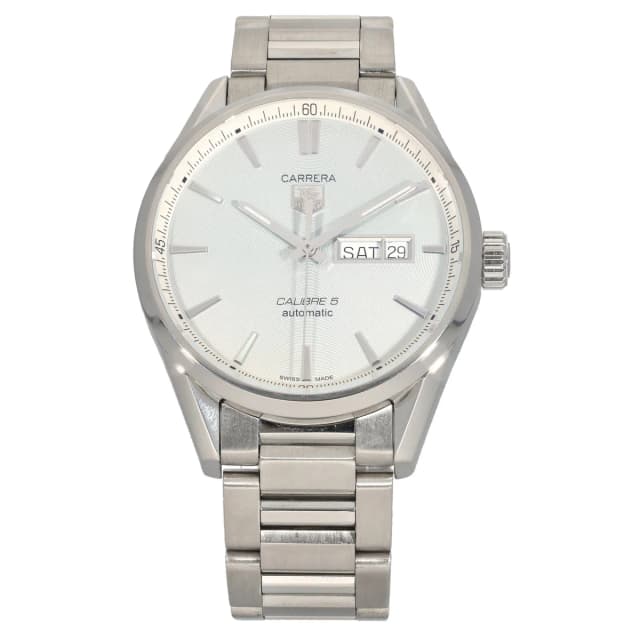 TAG Heuer Carrera WAR201B-1 41mm Stainless Steel Watch from H&T, photo 1 of 1