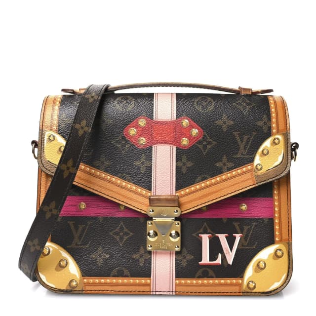 Louis Vuitton Summer Trunk Pochette Metis Monogram Leather - Brown in Brown Leather from H&T, photo 1 of 1
