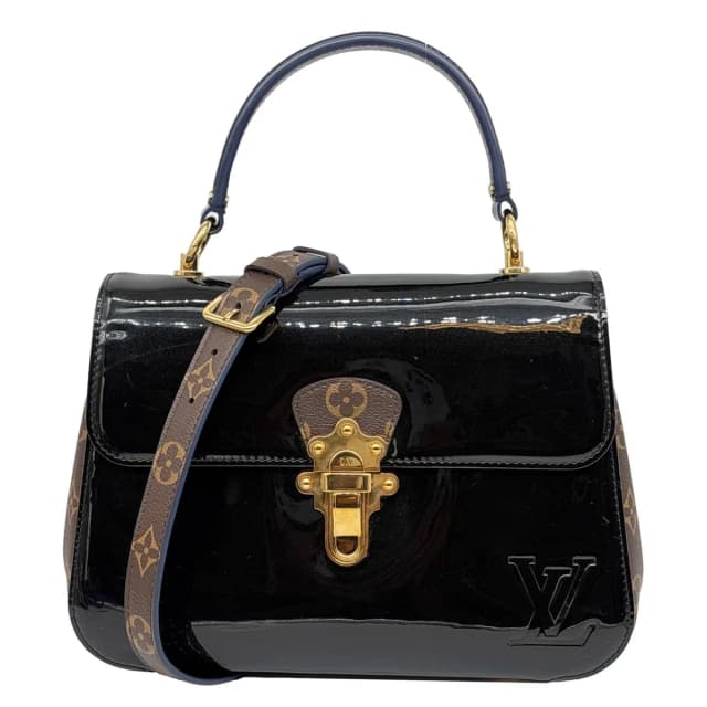 Louis Vuitton Cherrywood PM Patent Leather Shoulder Bag Black in Black Patent leather from Dallas Designer Handbags, photo 1 of 1