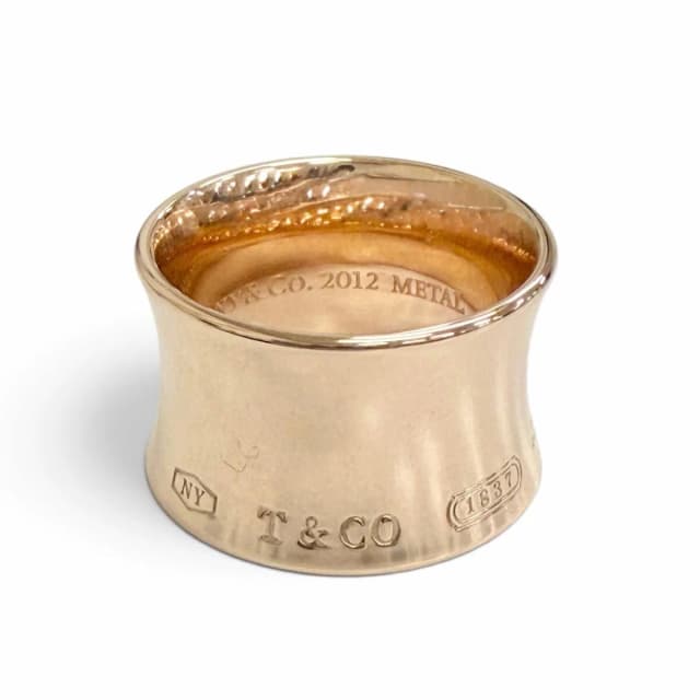 Tiffany & Co. 1837 Gold Rubedo Wide Ring in Gold from The Reluxe, photo 1 of 1