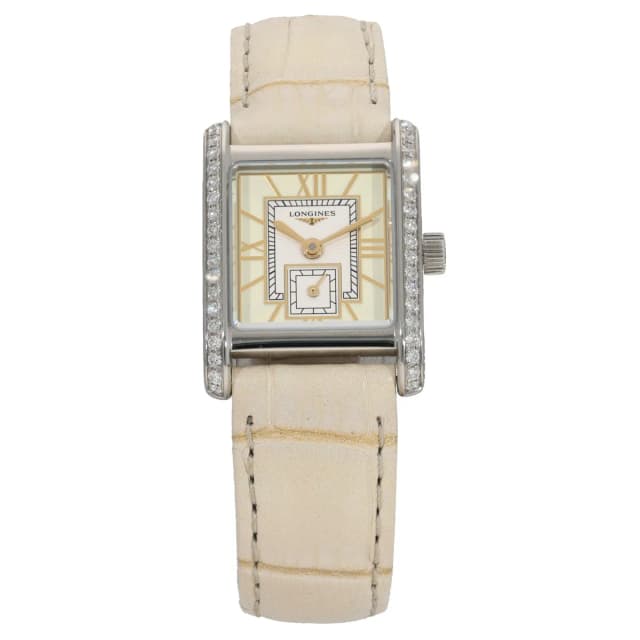 Longines Mini DolceVita L5.200.0 21.5mm Stainless Steel Watch in Leather from H&T, photo 1 of 1
