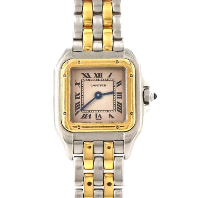 Cartier Panthere SM Stainless Steel Yellow Gold Quartz Watch in Yellow from The Reluxe, photo 1 of 1