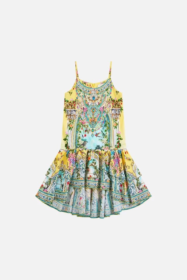 Camilla eBoutique KIDS LAYERED HIGH LOW DRESS WITH DROP WAIST TALES OF TOPKAPI PALACE, image 1 of 1 from CAMILLA