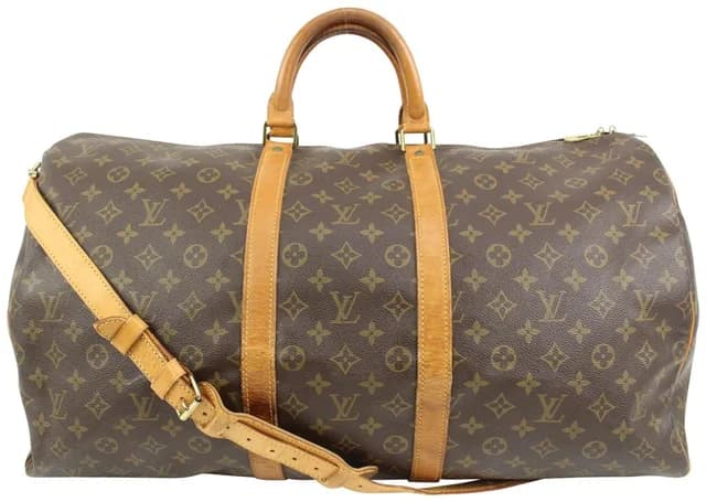 Louis Vuitton Monogram Keepall Bandouliere 55 Duffle Bag with Strap in Canvas from Bagriculture, photo 1 of 1