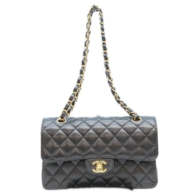 Chanel Black Caviar Quilted 23 Shoulder Bag in Black Caviar leather from The Reluxe, photo 1 of 1