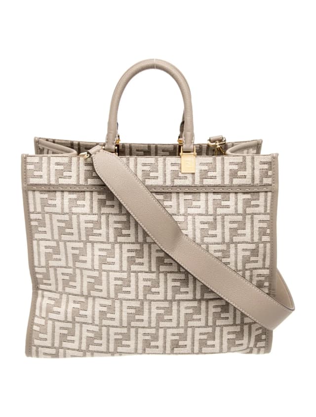 Fendi Zucca FF Sunshine Medium 2023 in Suede from The RealReal, photo 1 of 1