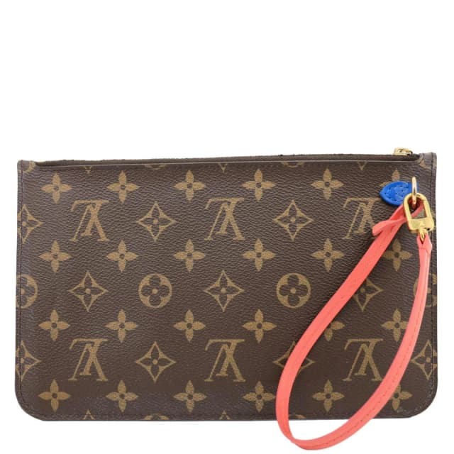 Louis Vuitton Pochette Wristlet Totem Monogram Canvas Pouch Brown in Brown Coated canvas from Dallas Designer Handbags, photo 1 of 1
