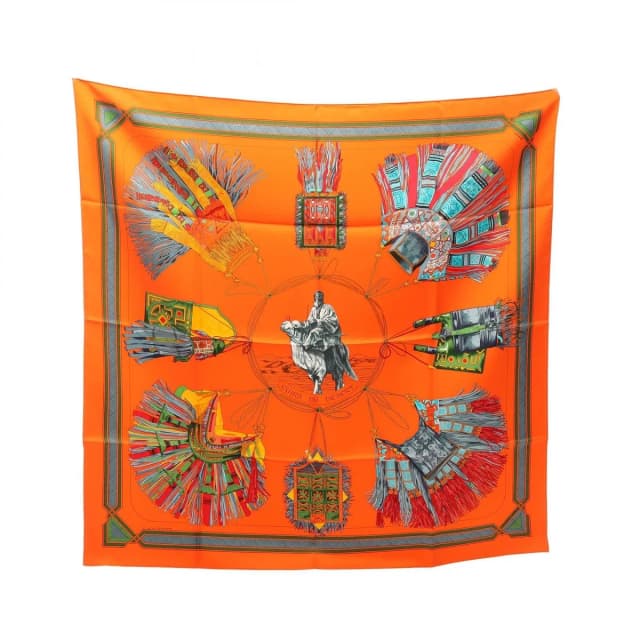 Hermès Scarf Carre 90 Cuirs du Desert Silk in Silk from The Reluxe, photo 1 of 1