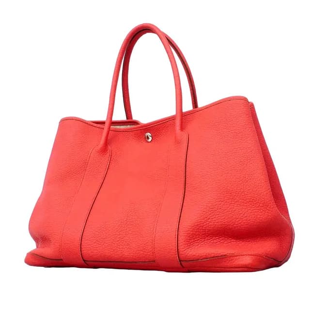 Hermès Tote Garden Party PM Negonda Bougainvillea Silver in Silver from The Reluxe, photo 1 of 1