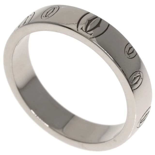 Cartier Happy Birthday 49 Ring 18K White Gold in White from The Reluxe, photo 1 of 1