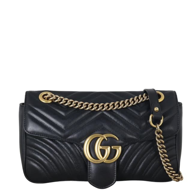 Gucci GG Marmont Matelasse Medium Shoulder Bag in Leather from Luxe.It.Fwd, photo 1 of 1
