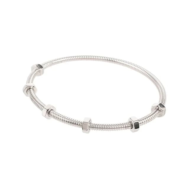 Bracelet Ecrou de Cartier White Gold in White from The Reluxe, photo 1 of 1