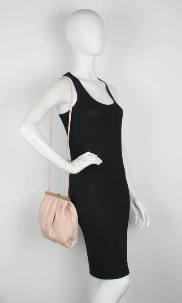 Mansur Gavriel Wave Frame Crossbody, Rosa, image 1 of 1 from Cultstatus
