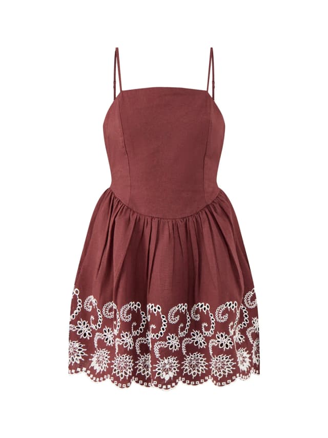 Nobody's Child Greta Playsuit Brown in Brown, image 1 of 1 from Fenwick