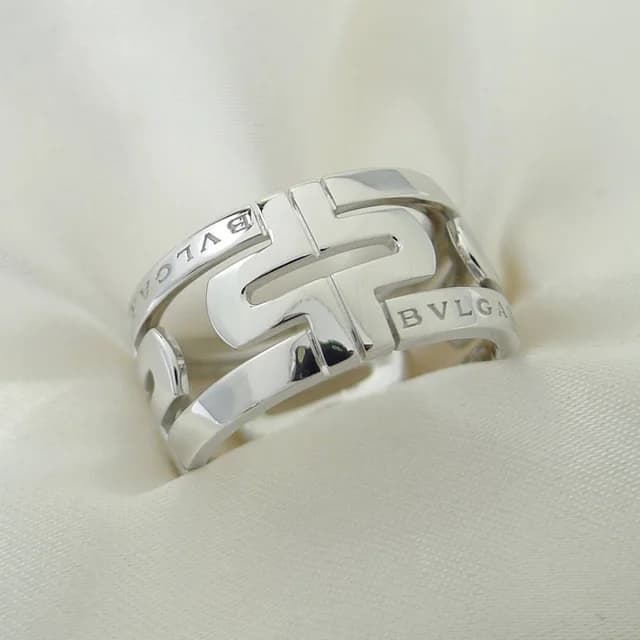 Bvlgari Parentesi Ring 18K White in White from The Reluxe, photo 1 of 1