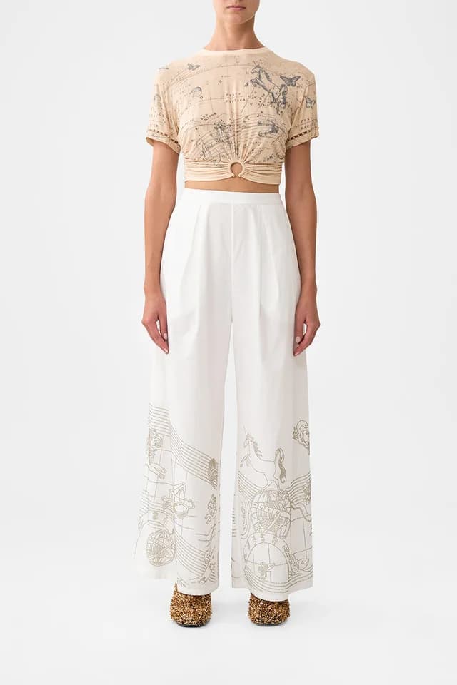Camilla eBoutique TUCK FRONT PANT HOUSE OF HOROSCOPES, image 1 of 1 from CAMILLA