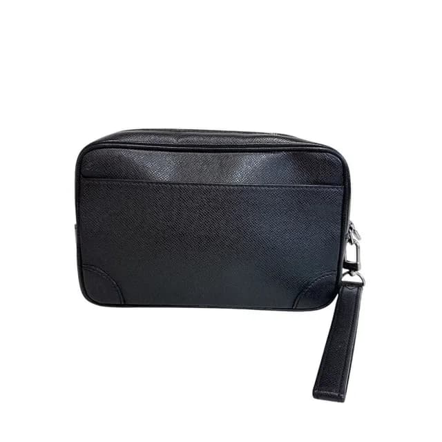 Louis Vuitton Pochette Kasai Taiga Leather Bag Black in Black Leather from The Reluxe, photo 1 of 1