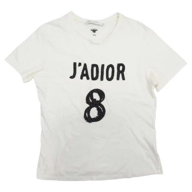 Dior Dio J'adior 8 Shirt Logo Top 36 Ivory LadySecond in White from The Reluxe, photo 1 of 1