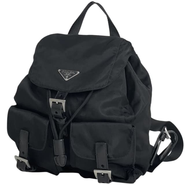 Prada Backpack Nylon Nero in Black Nylon from The Reluxe, photo 1 of 1