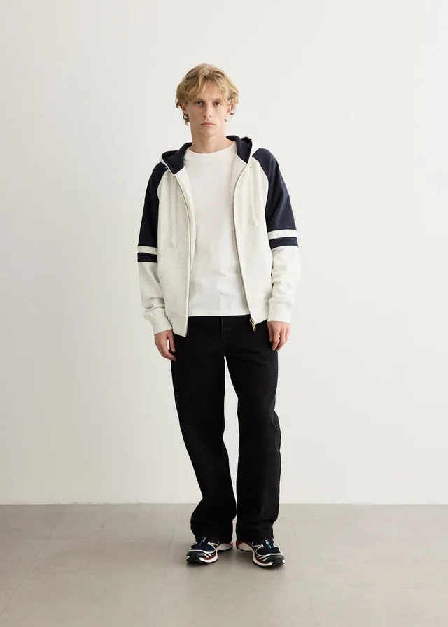 LARRIET Freeman Hoodie in Mid Grey Marle, image 1 of 1 from Incu
