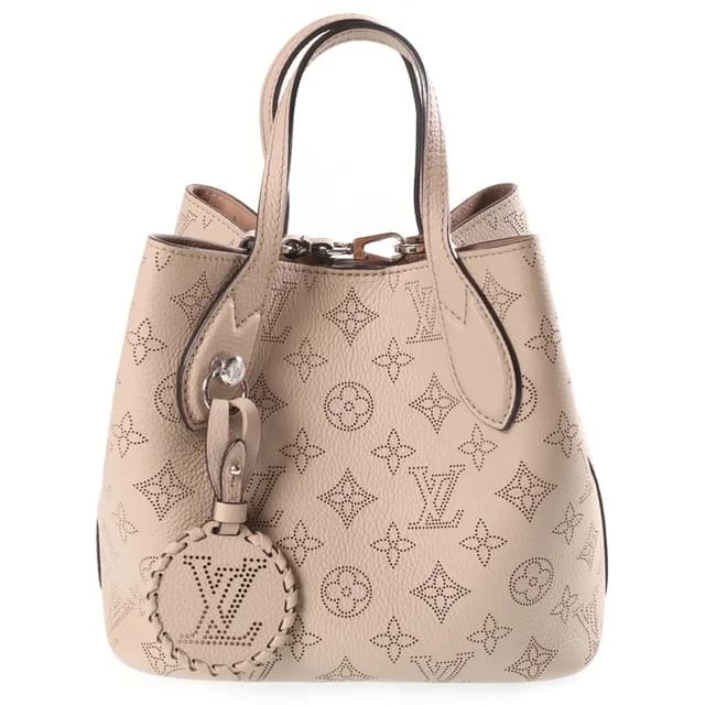 Louis Vuitton Monogram Mahina Blossom PM 2-Way Shoulder Bag Beige Leather Silver in Beige Leather from The Reluxe, photo 1 of 1